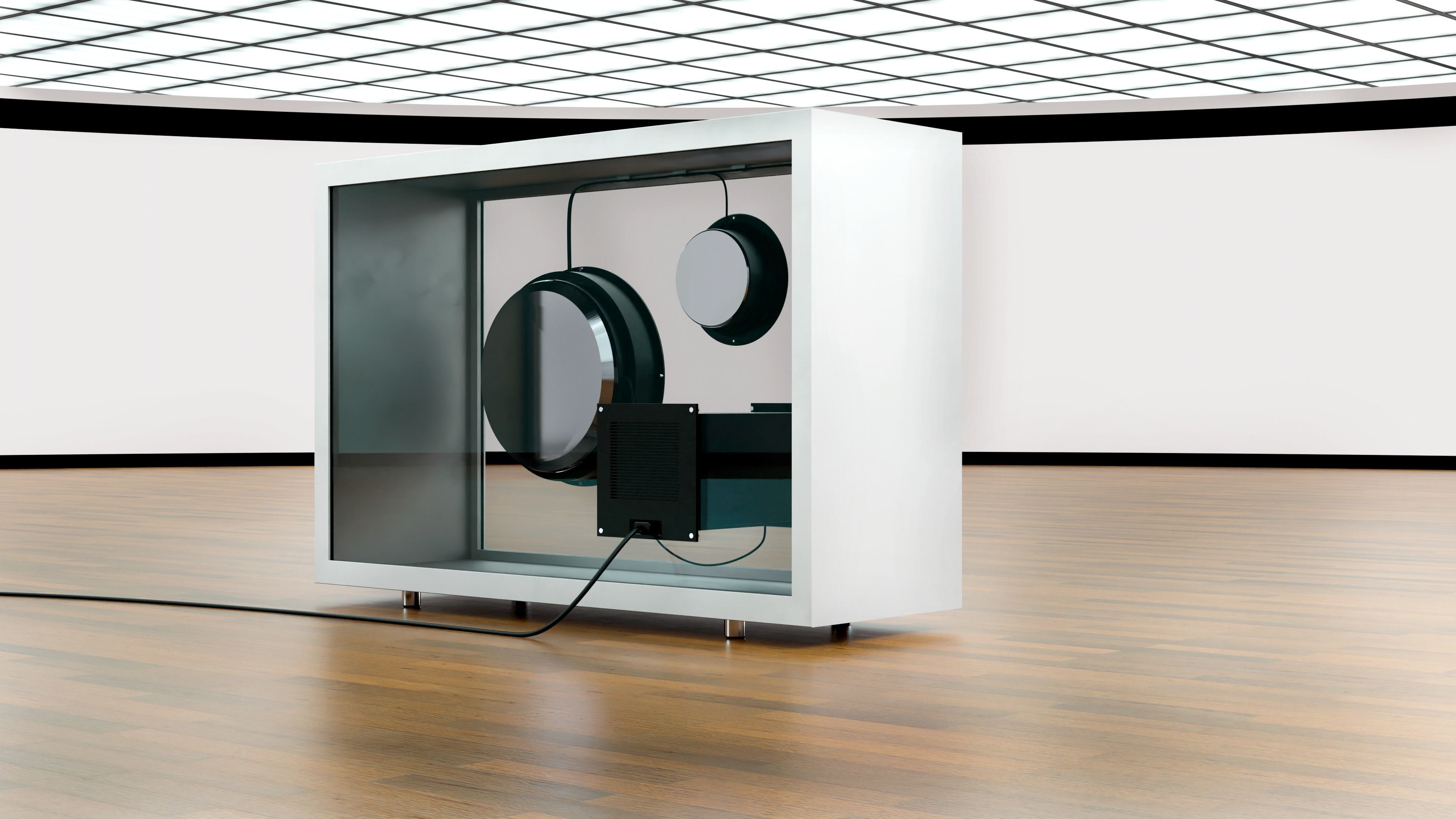 Transparent audio system 3D model_3