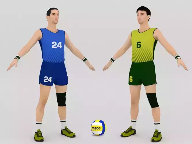 Volleyball Players - 2 Players