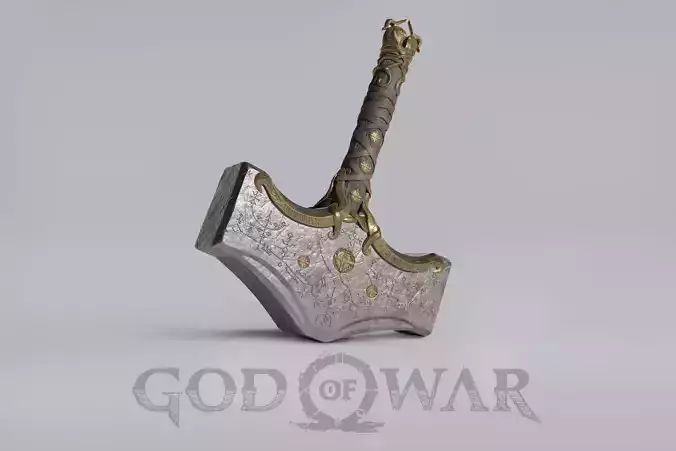 God of War - Thor mjolnir 3D print model