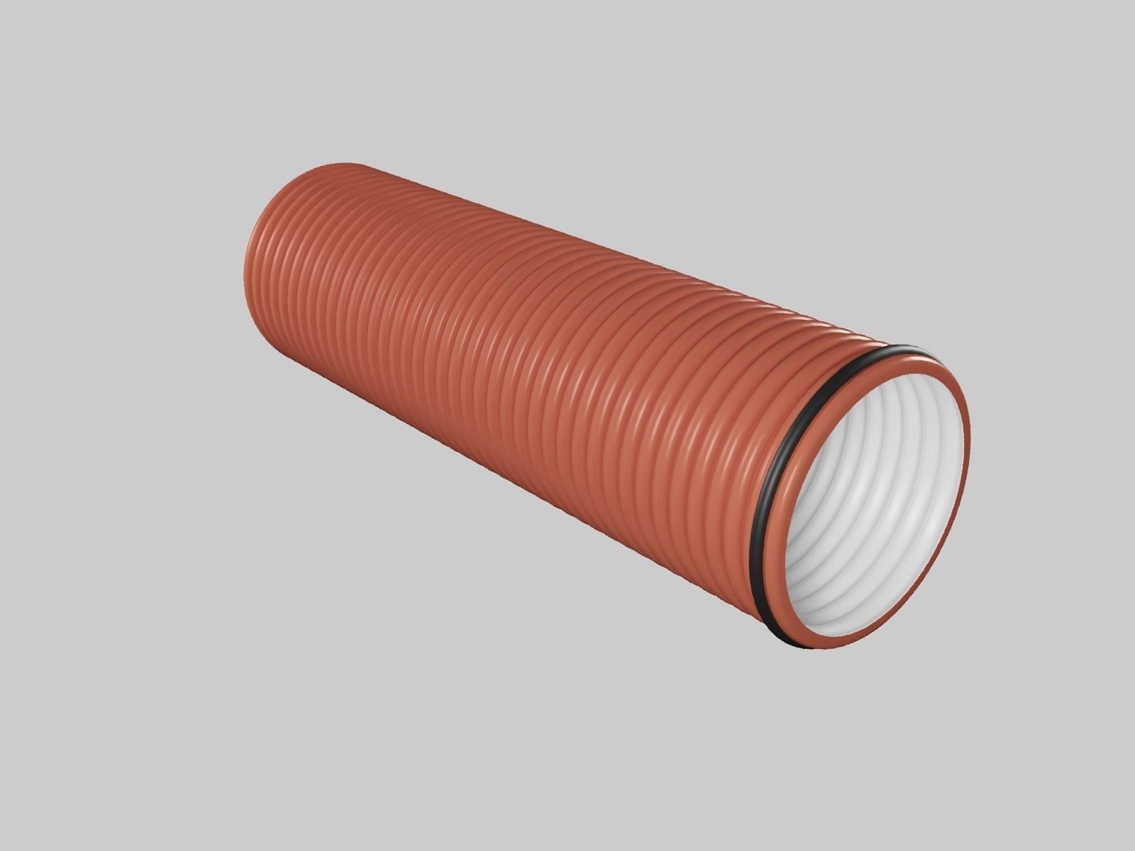 Corrugated drainage pipes PRAGMA highpoly 3D model_3