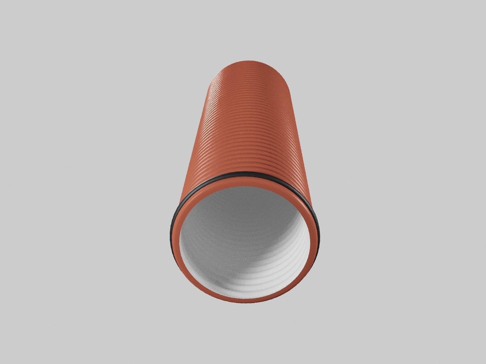 Corrugated drainage pipes PRAGMA highpoly 3D model_2