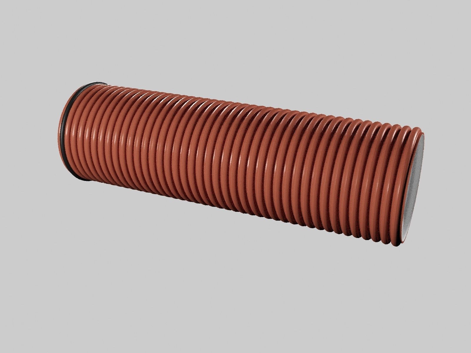 Corrugated drainage pipes PRAGMA highpoly 3D model_6