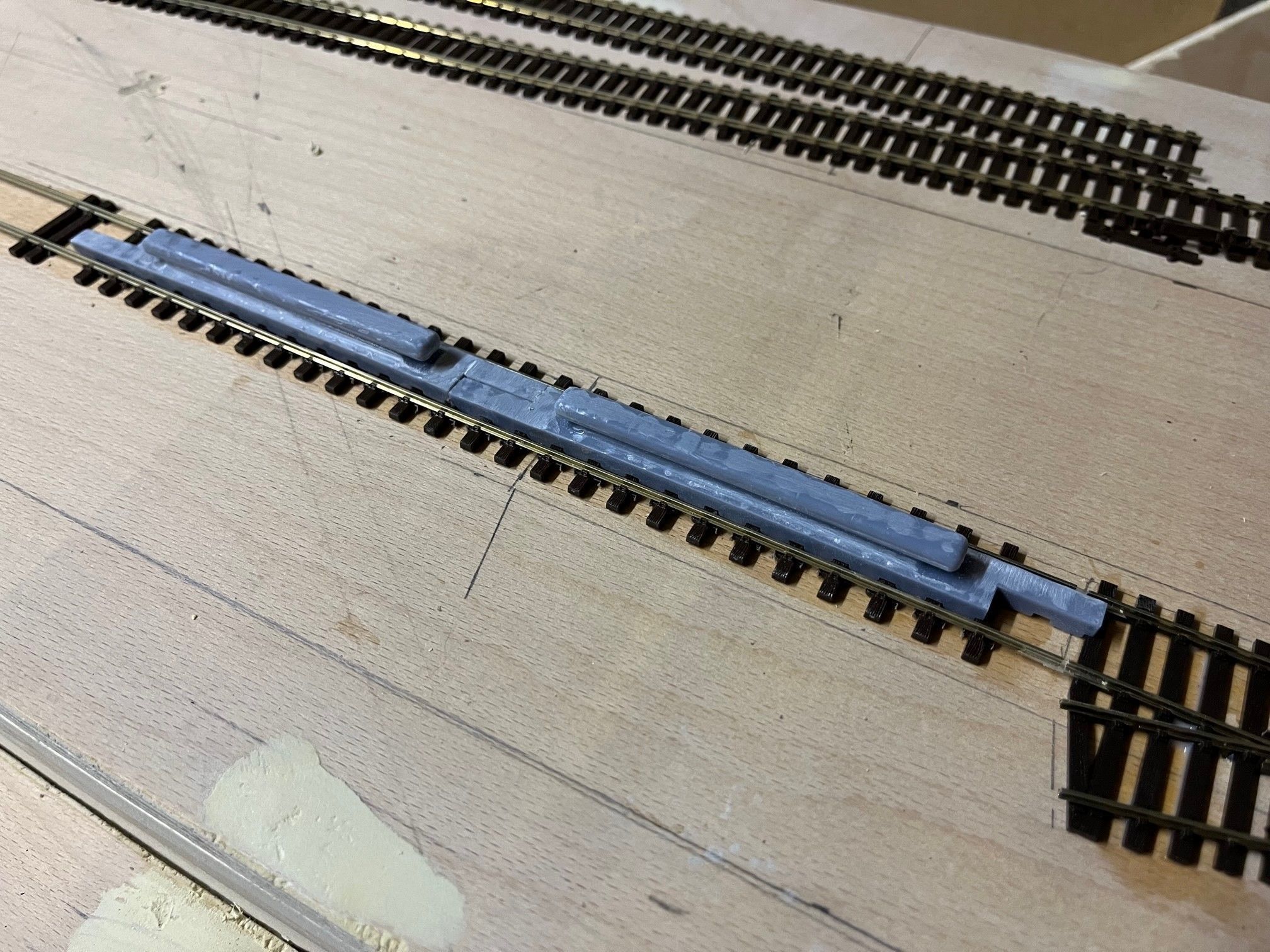 Model Railway -  OO HO Sleeper Spacing Tool 3D print model_1