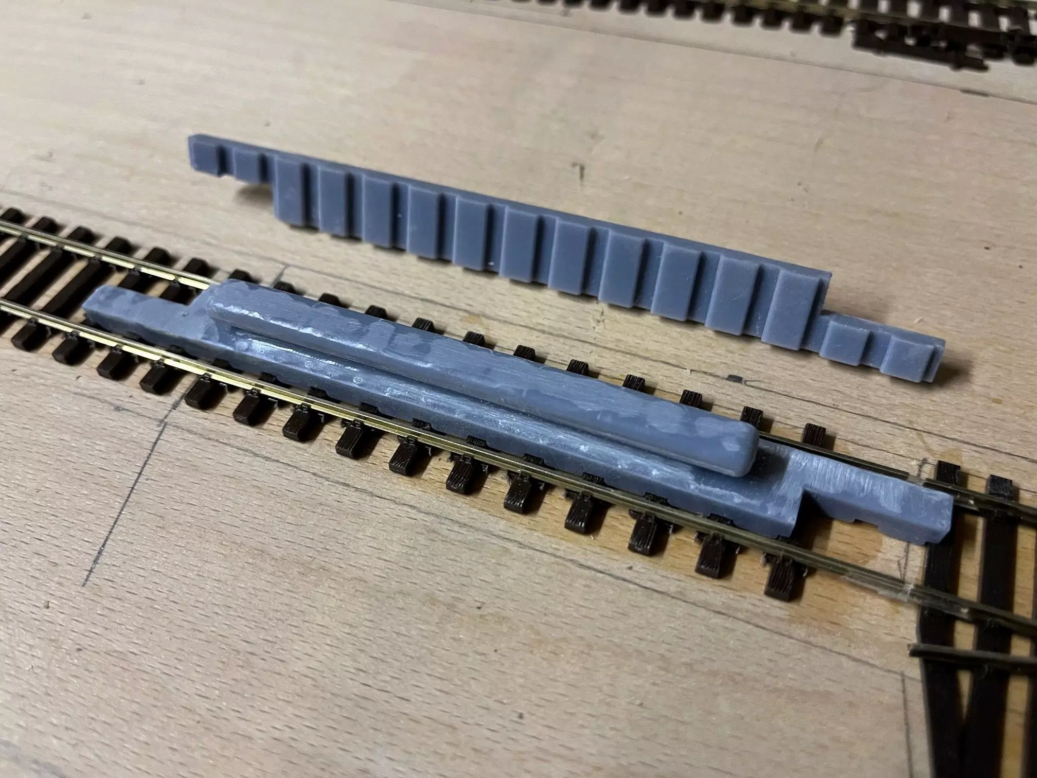 Model Railway -  OO HO Sleeper Spacing Tool 3D print model_0