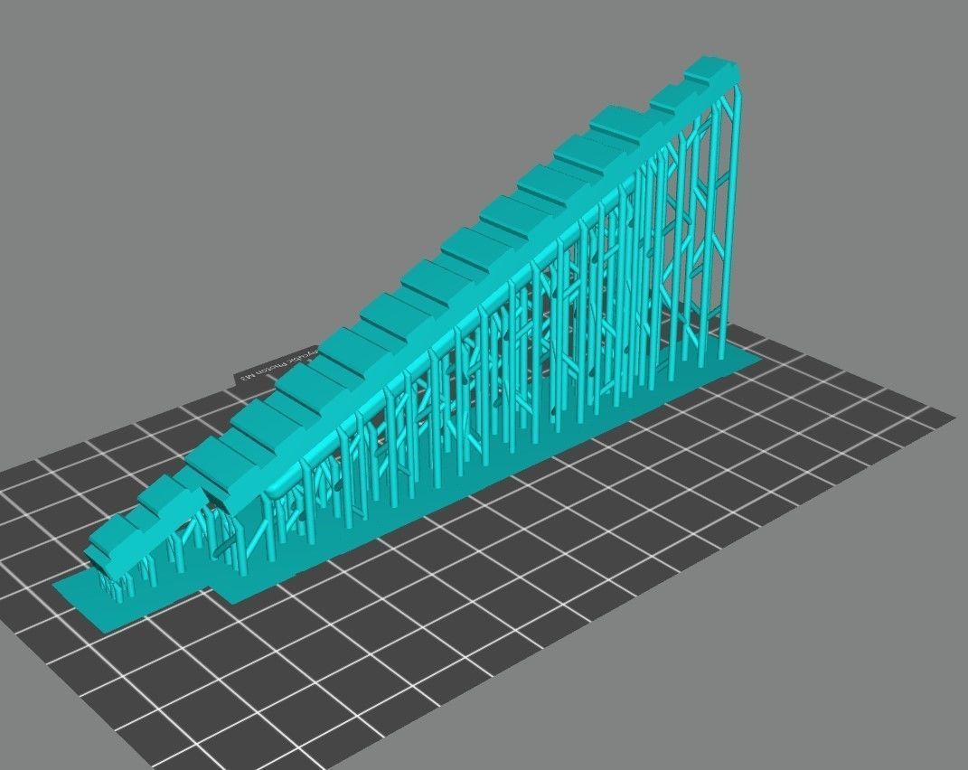 Model Railway -  OO HO Sleeper Spacing Tool 3D print model_9