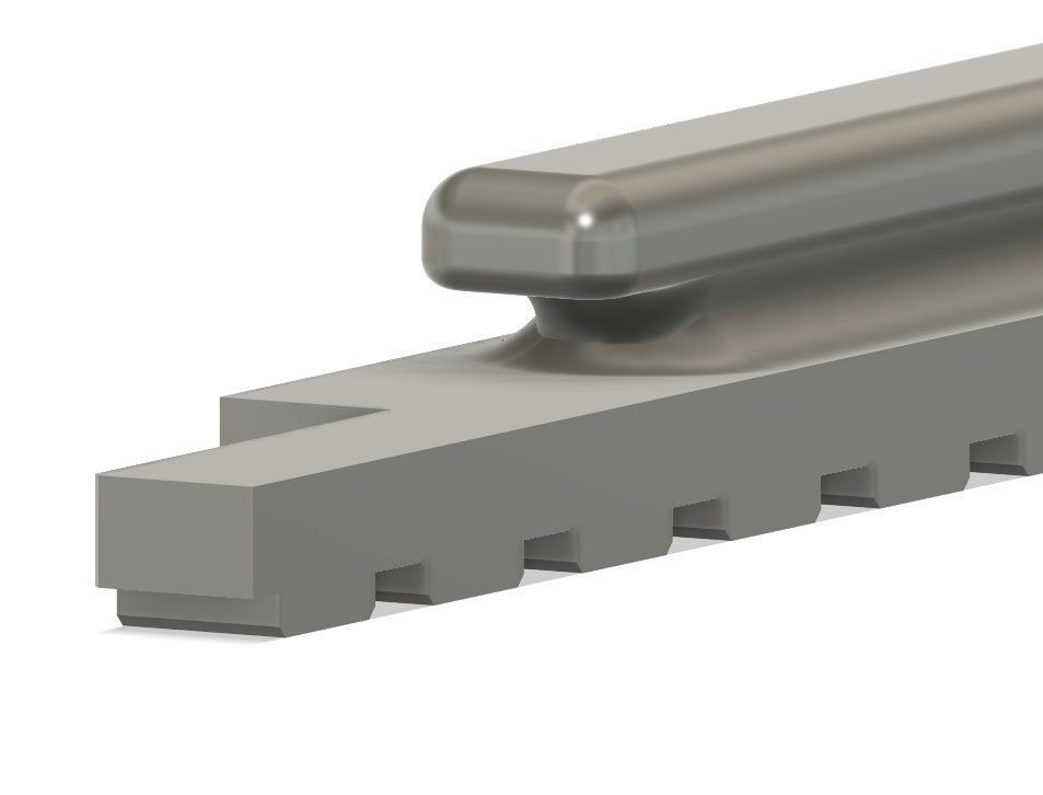 Model Railway -  OO HO Sleeper Spacing Tool 3D print model_7