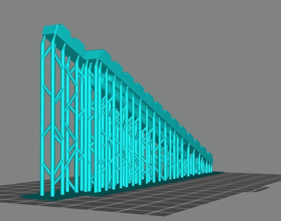 Model Railway -  OO HO Sleeper Spacing Tool 3D print model_8
