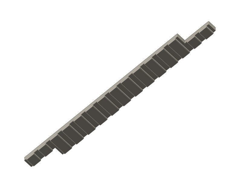 Model Railway -  OO HO Sleeper Spacing Tool 3D print model_5