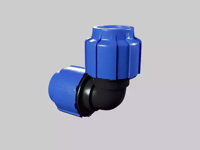 Compression fittings 3D model