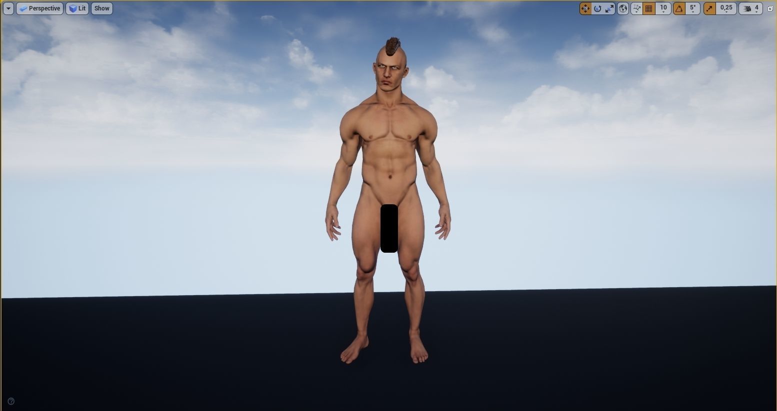 Casual male- modular rigged game ready low-poly 3d model Low-poly 3D model_20