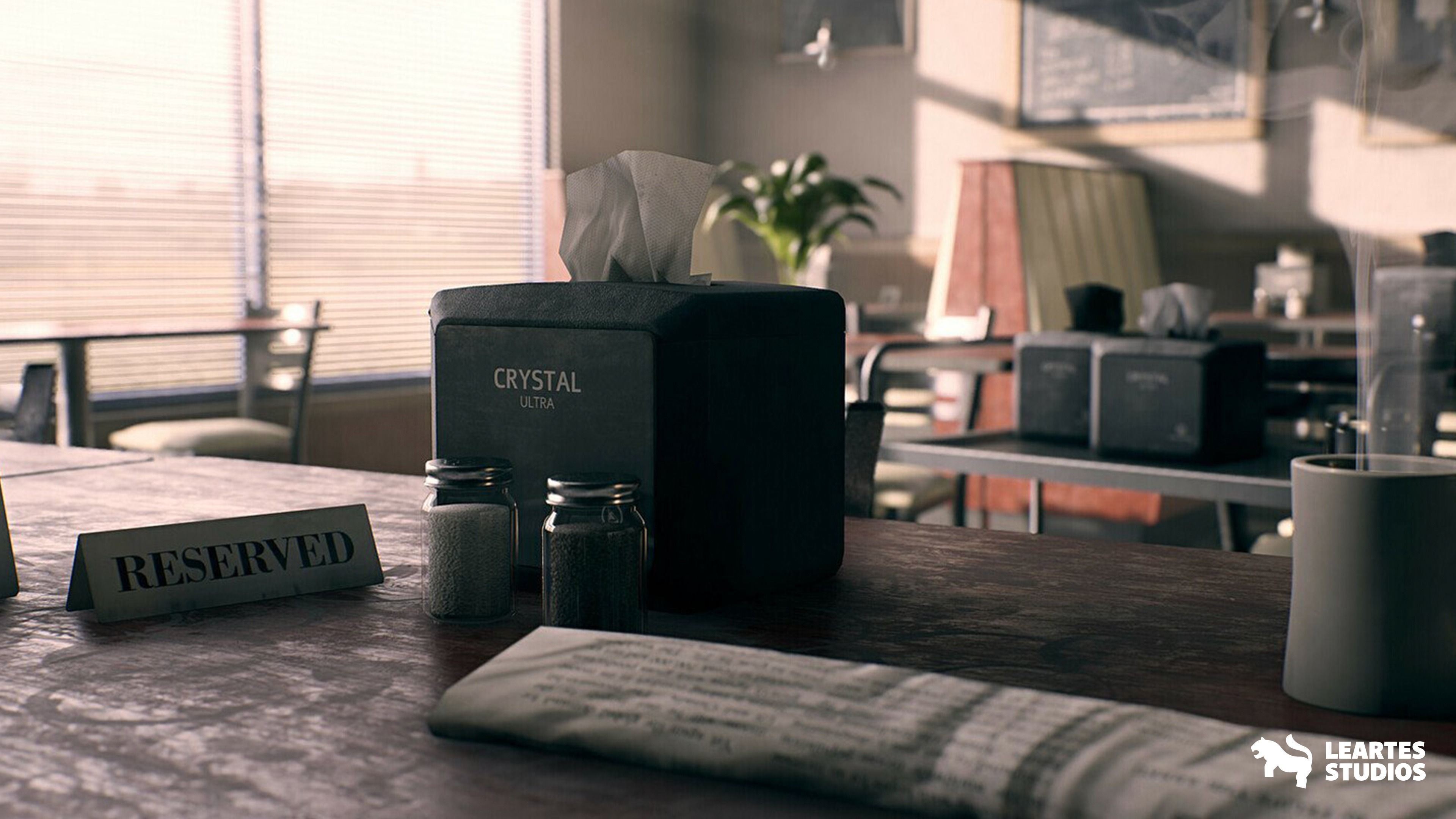 Coffee Shop Environment 3D model_7