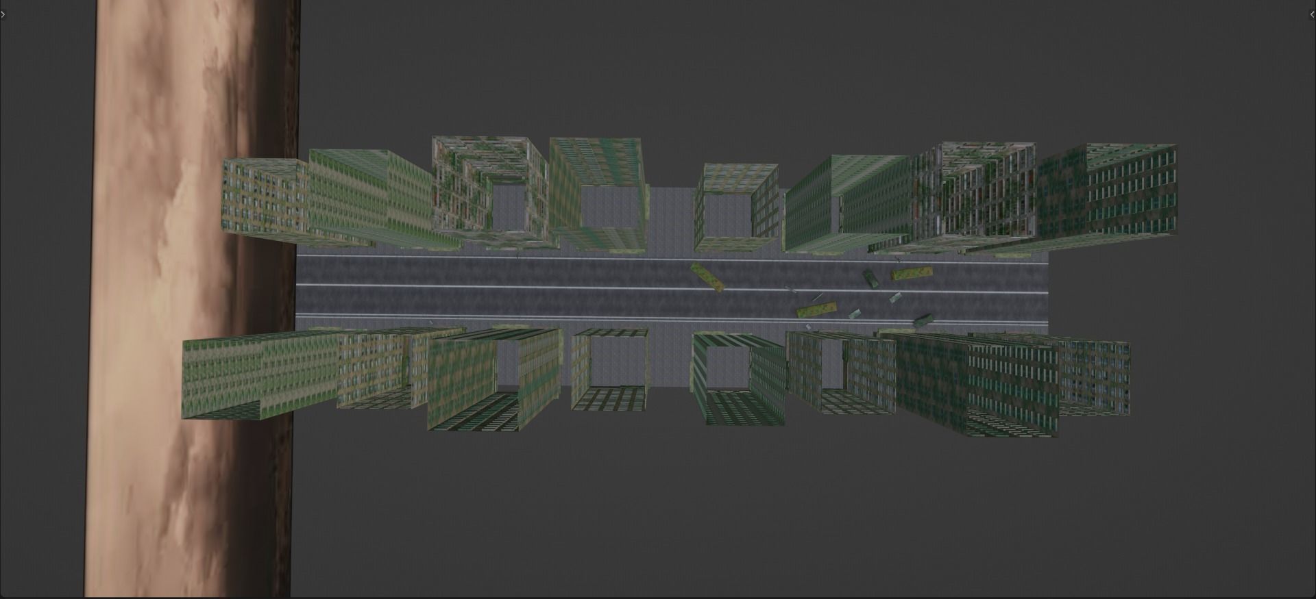 Abandoned Street 3D model_3