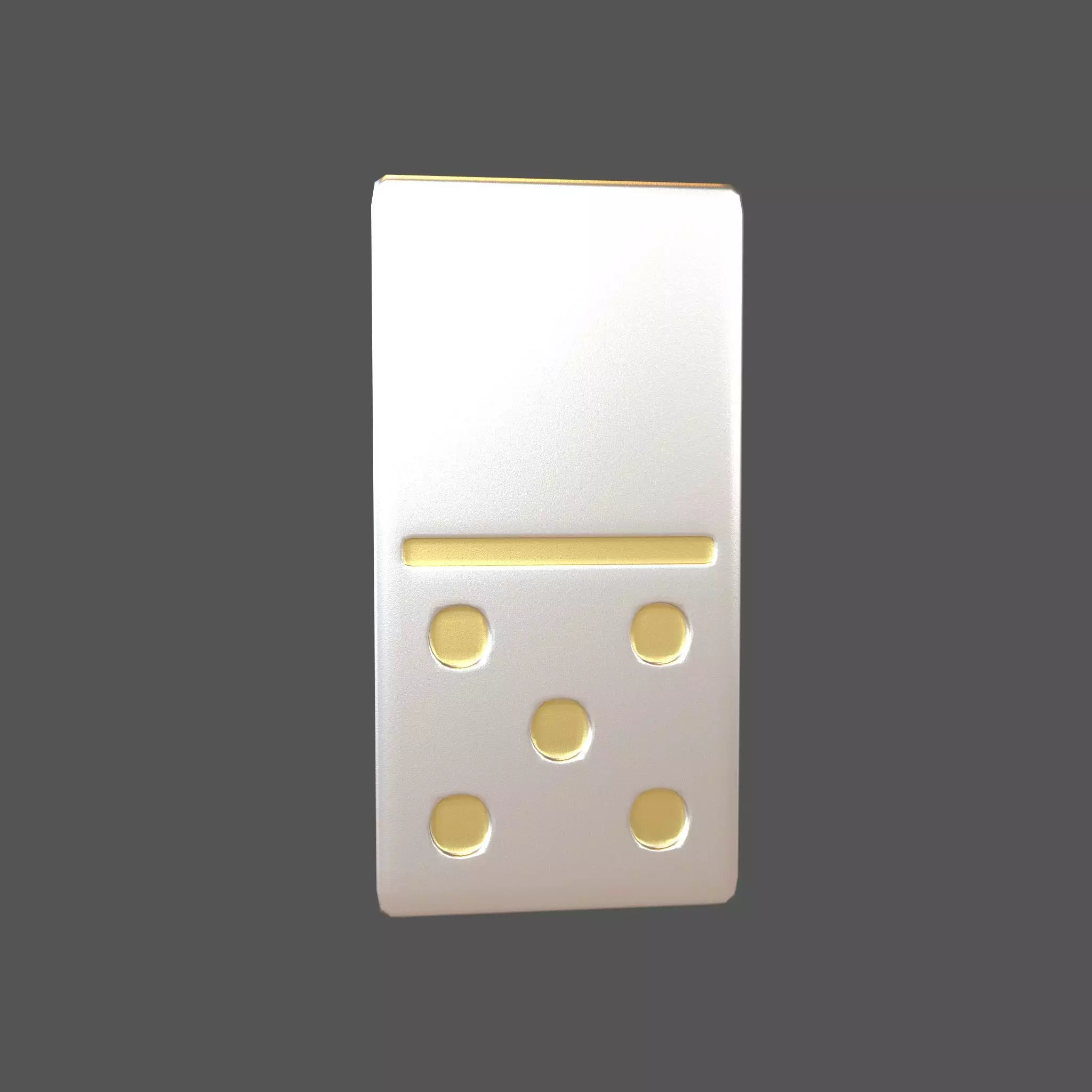 Dominoes v18 006 Low-poly 3D model