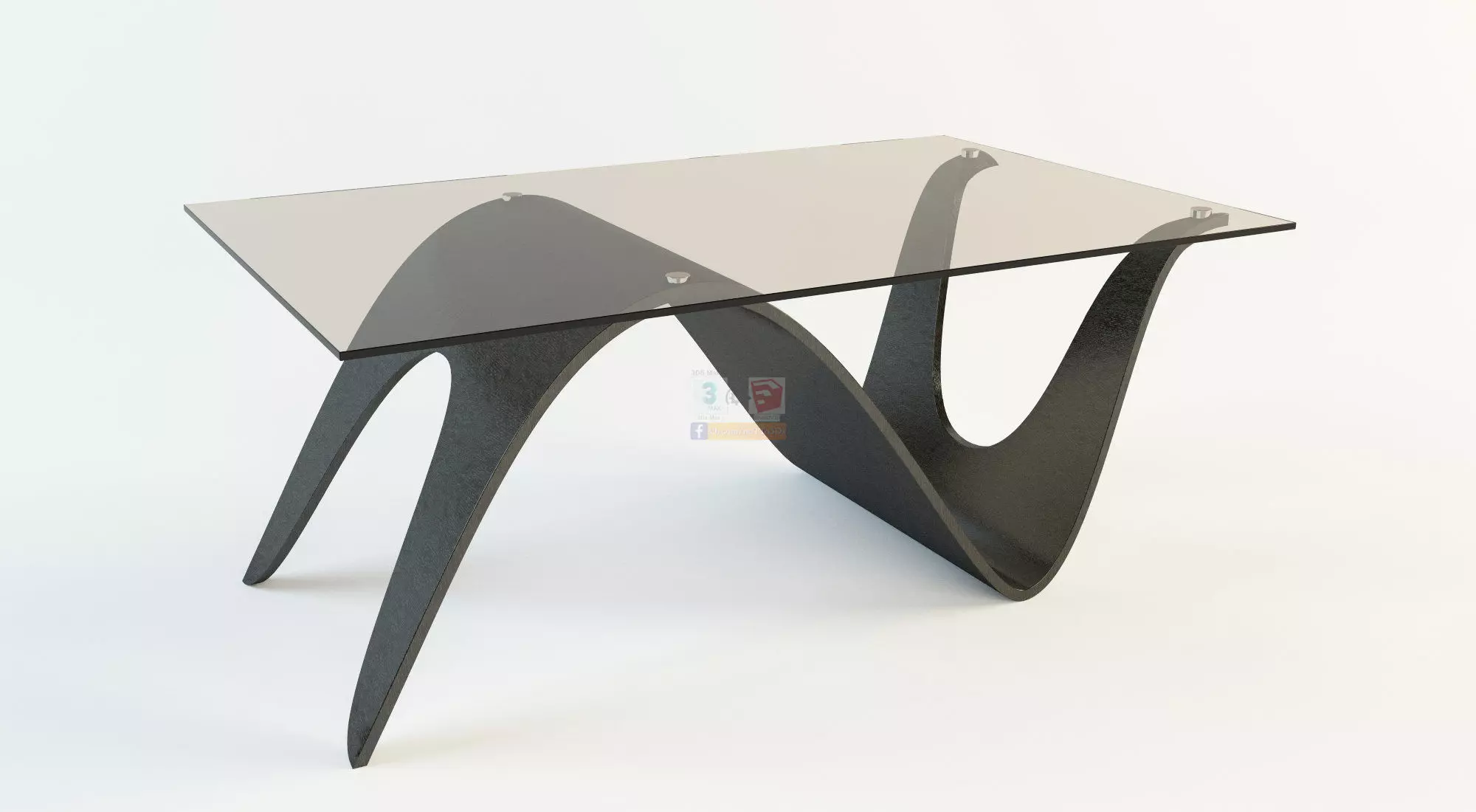 Mesinha centro Free 3D model_0