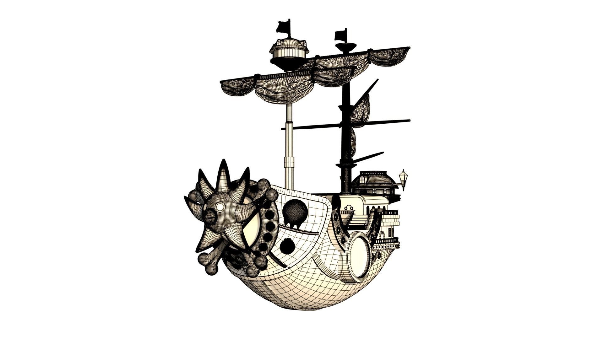 Sunny Go - One Piece 3D model_5