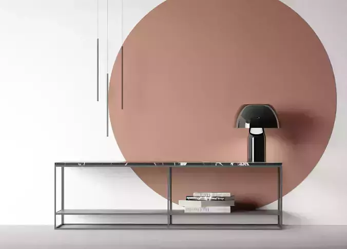 CheapModelz Minotti Styled Console Low-poly 3D model