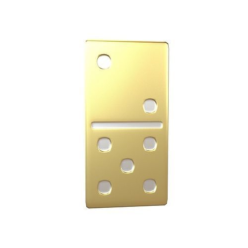 Dominoes v20 005 Low-poly 3D model
