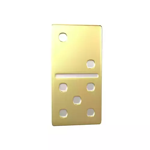 Dominoes v20 005 Low-poly 3D model