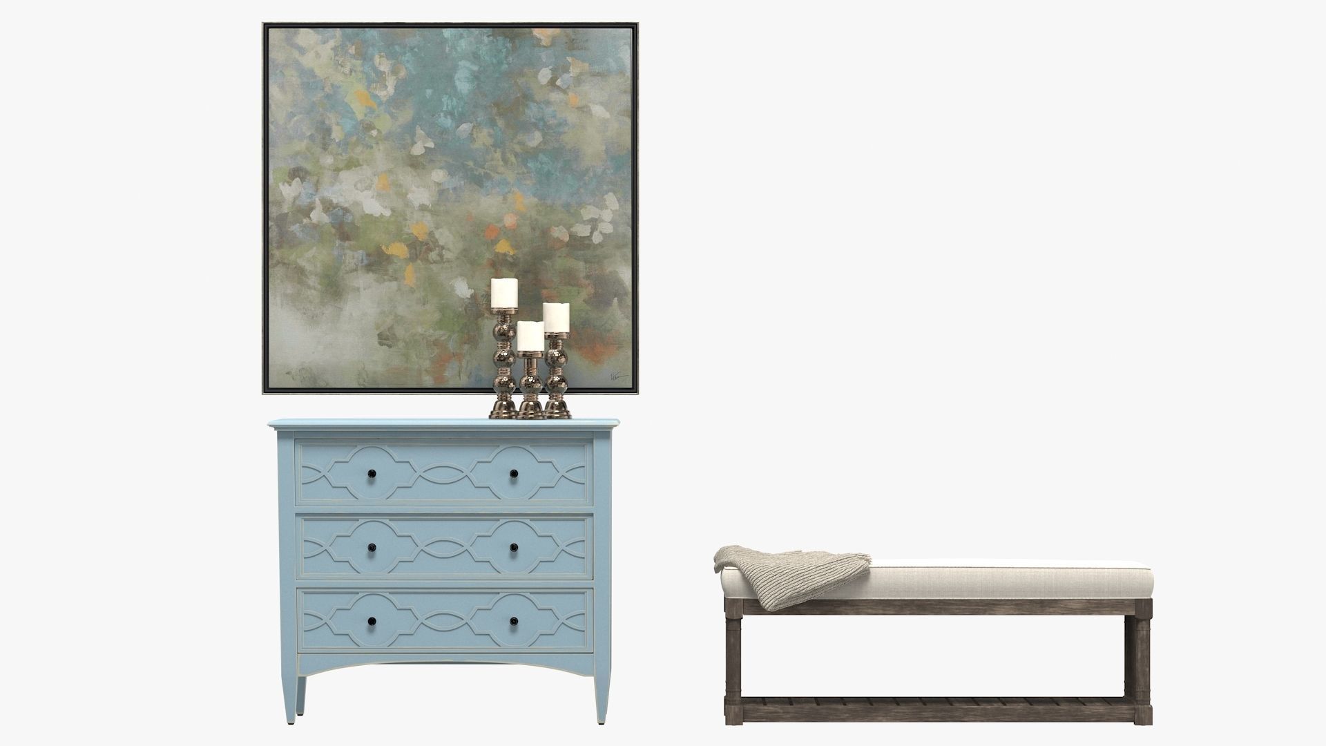 Ethan Allen Trace a Path Back Home Entryway 3D model_5