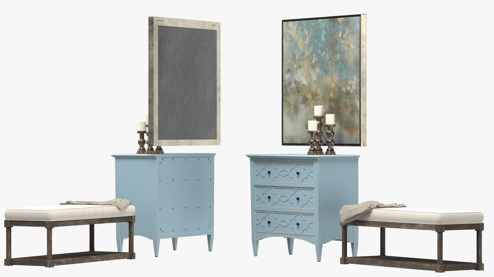 Ethan Allen Trace a Path Back Home Entryway 3D model_10