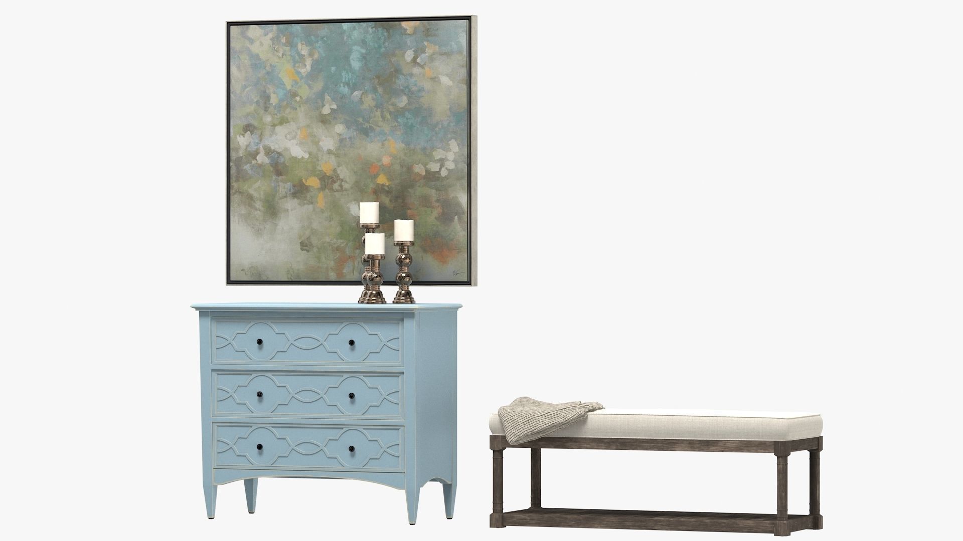 Ethan Allen Trace a Path Back Home Entryway 3D model_6