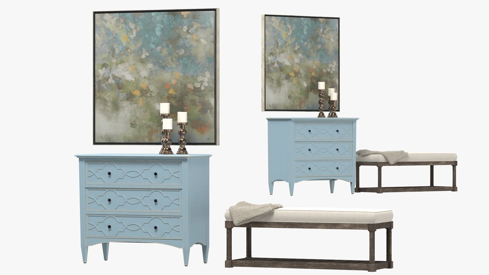 Ethan Allen Trace a Path Back Home Entryway 3D model_11