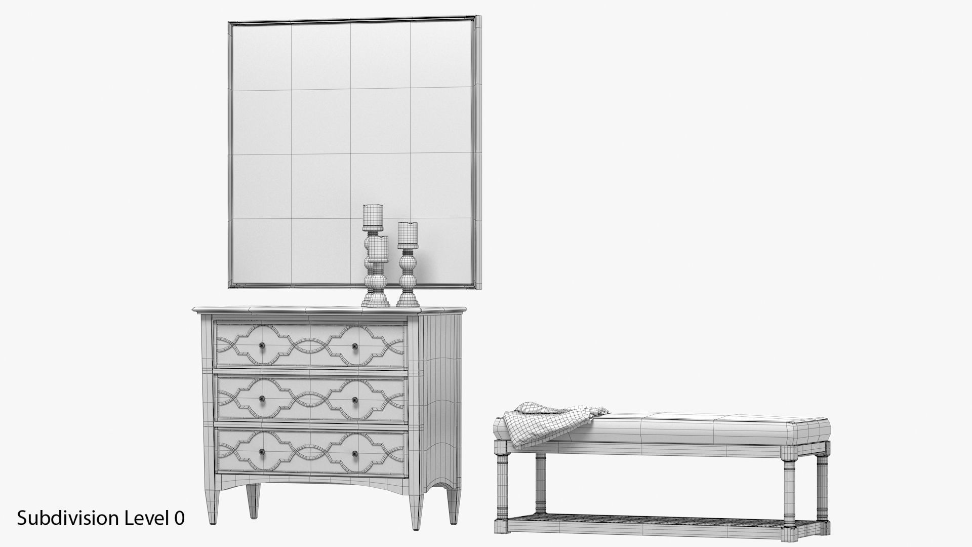 Ethan Allen Trace a Path Back Home Entryway 3D model_8