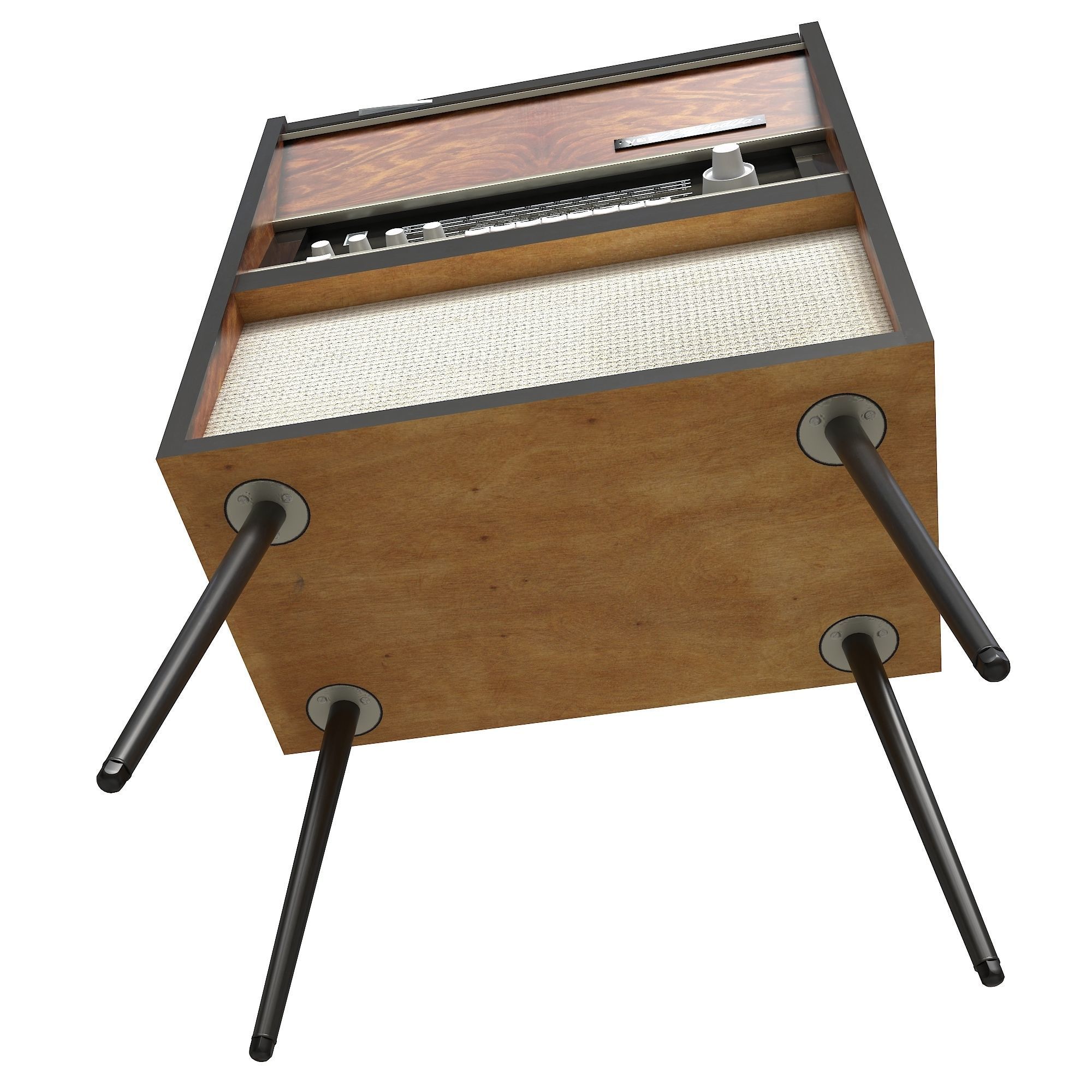 Radiogram VEF-Rapsodija Low-poly 3D model_18