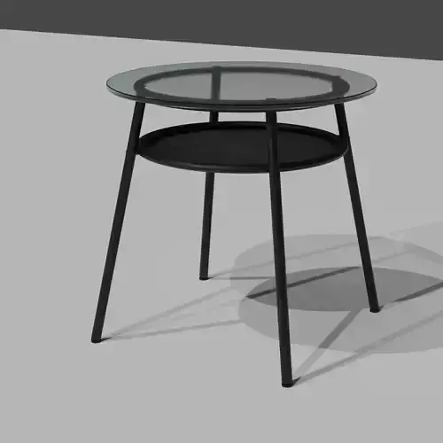Glass table  3D model