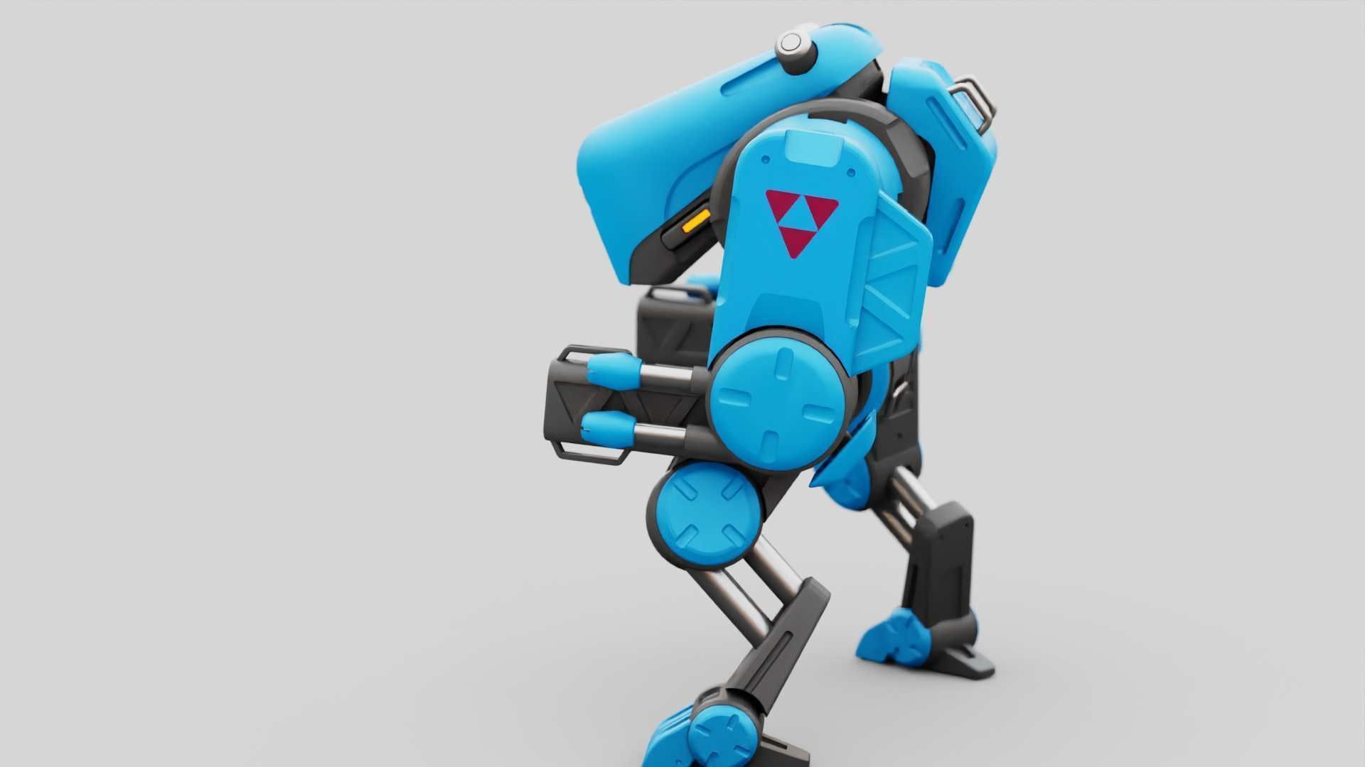 MILITARY BOT S-200 RIGGED 3D model_18