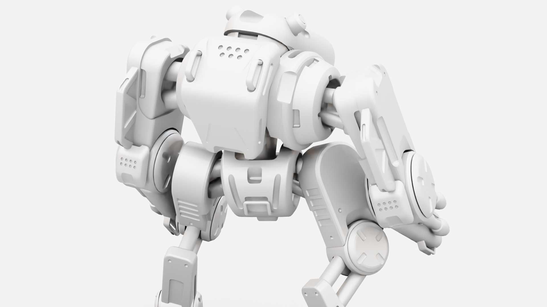 MILITARY BOT S-200 RIGGED 3D model_33