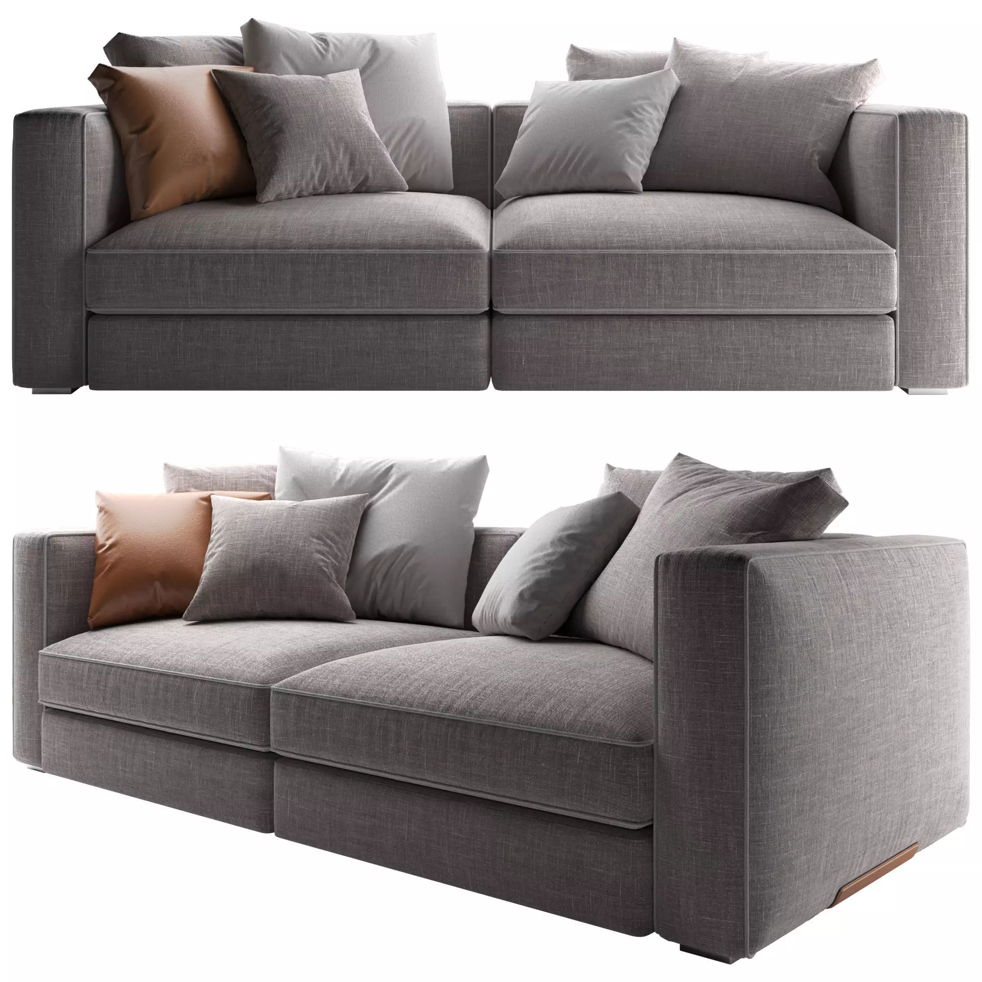 Flexform SOFA Series-Harper  3D model_0