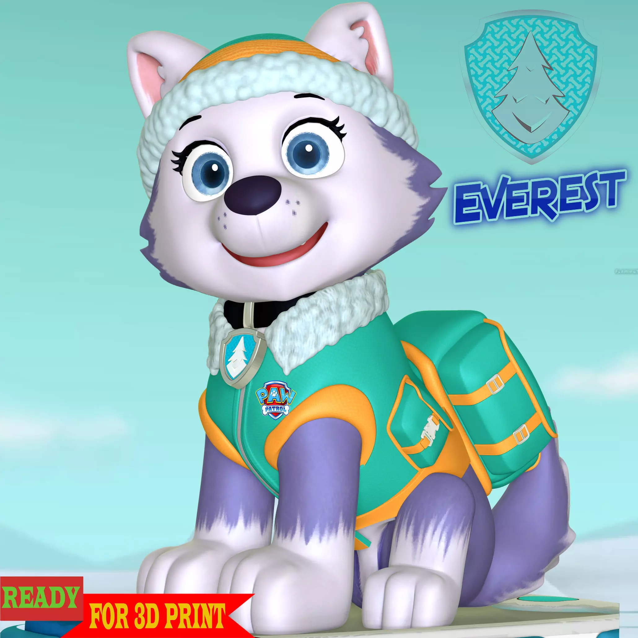 Everest - Paw Patrol 3D print model