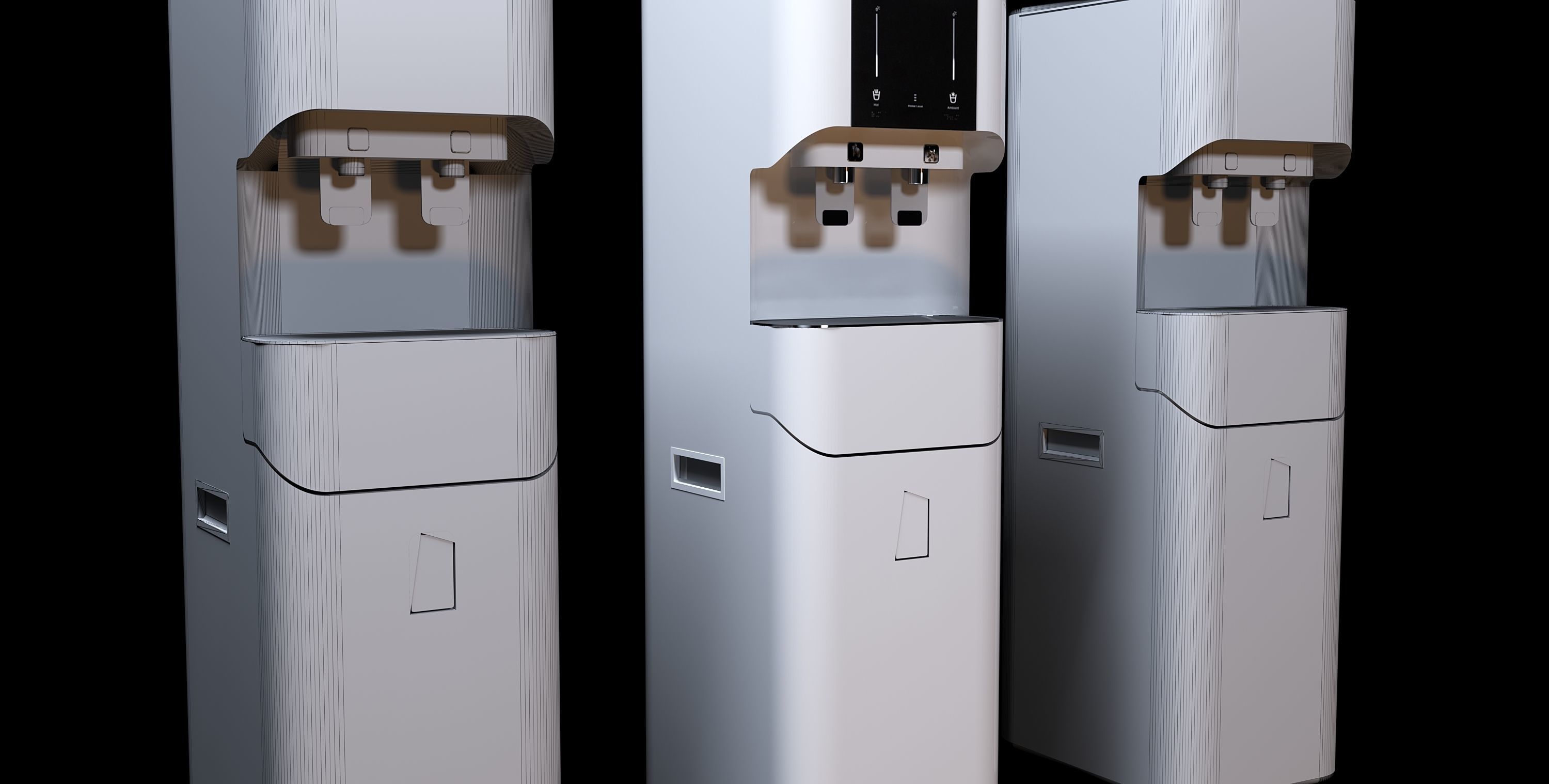 Water cooler  3D model_3