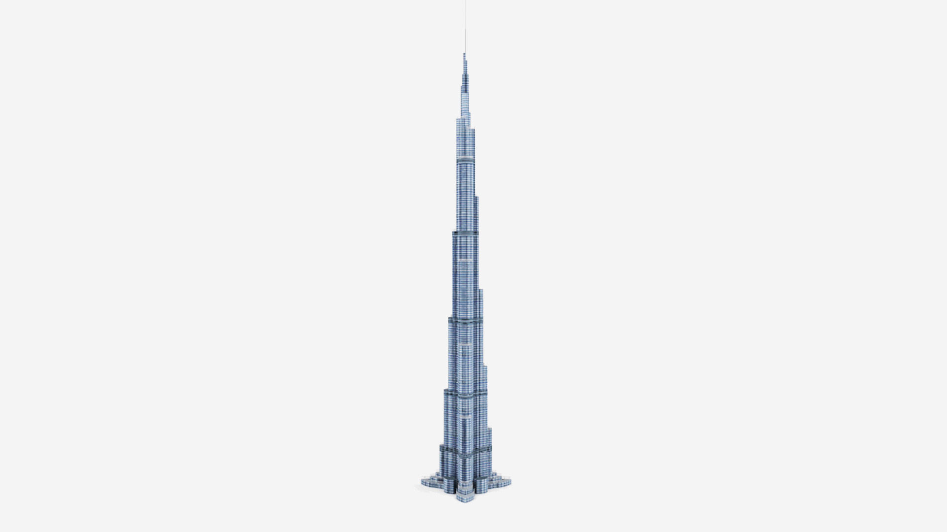 Burj Khalifa 3D model_1