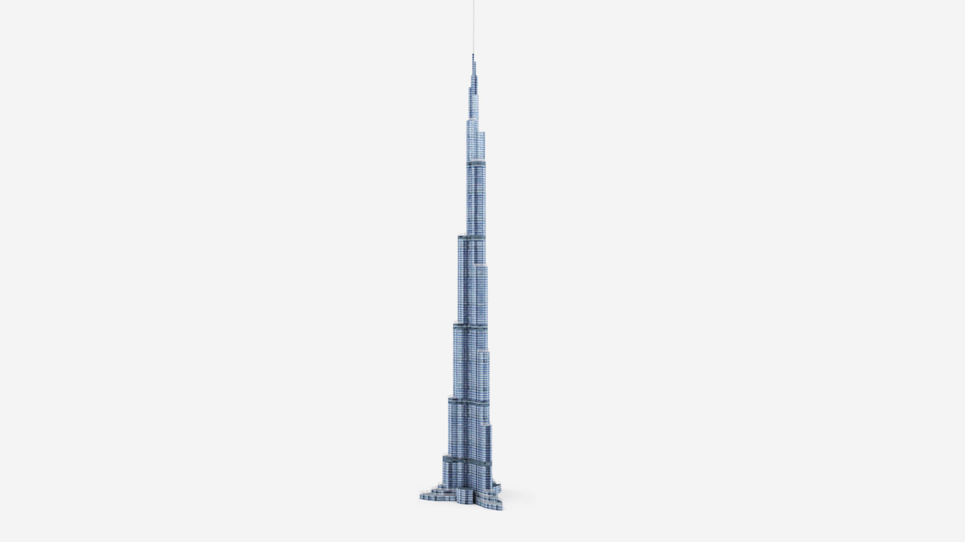 Burj Khalifa 3D model_2