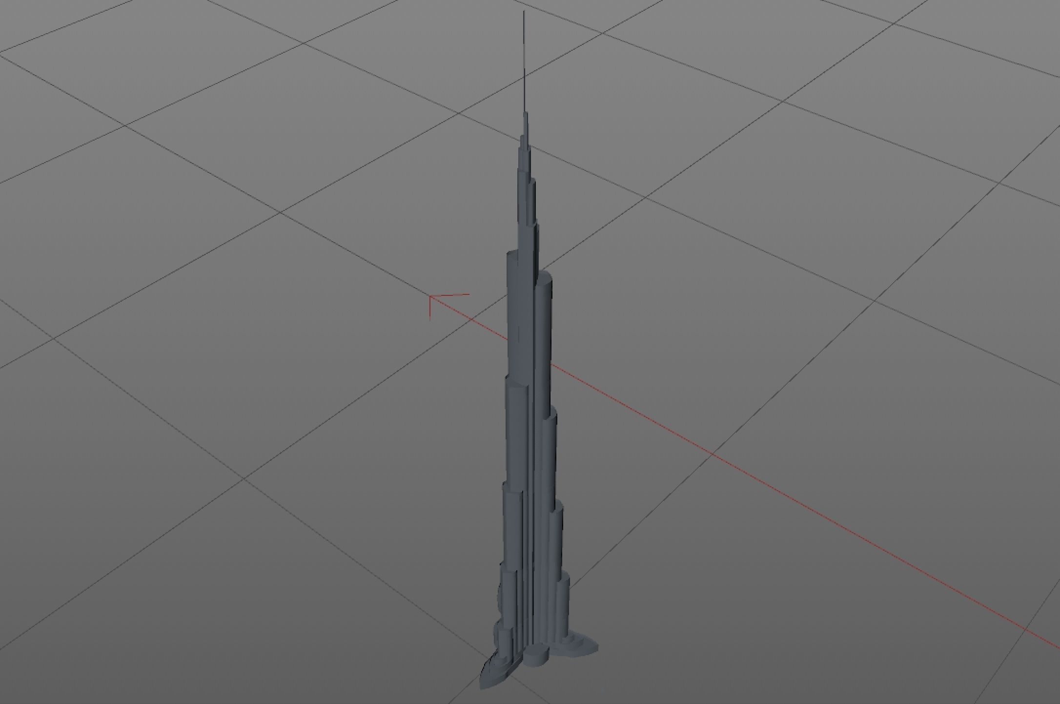 Burj Khalifa 3D model_6