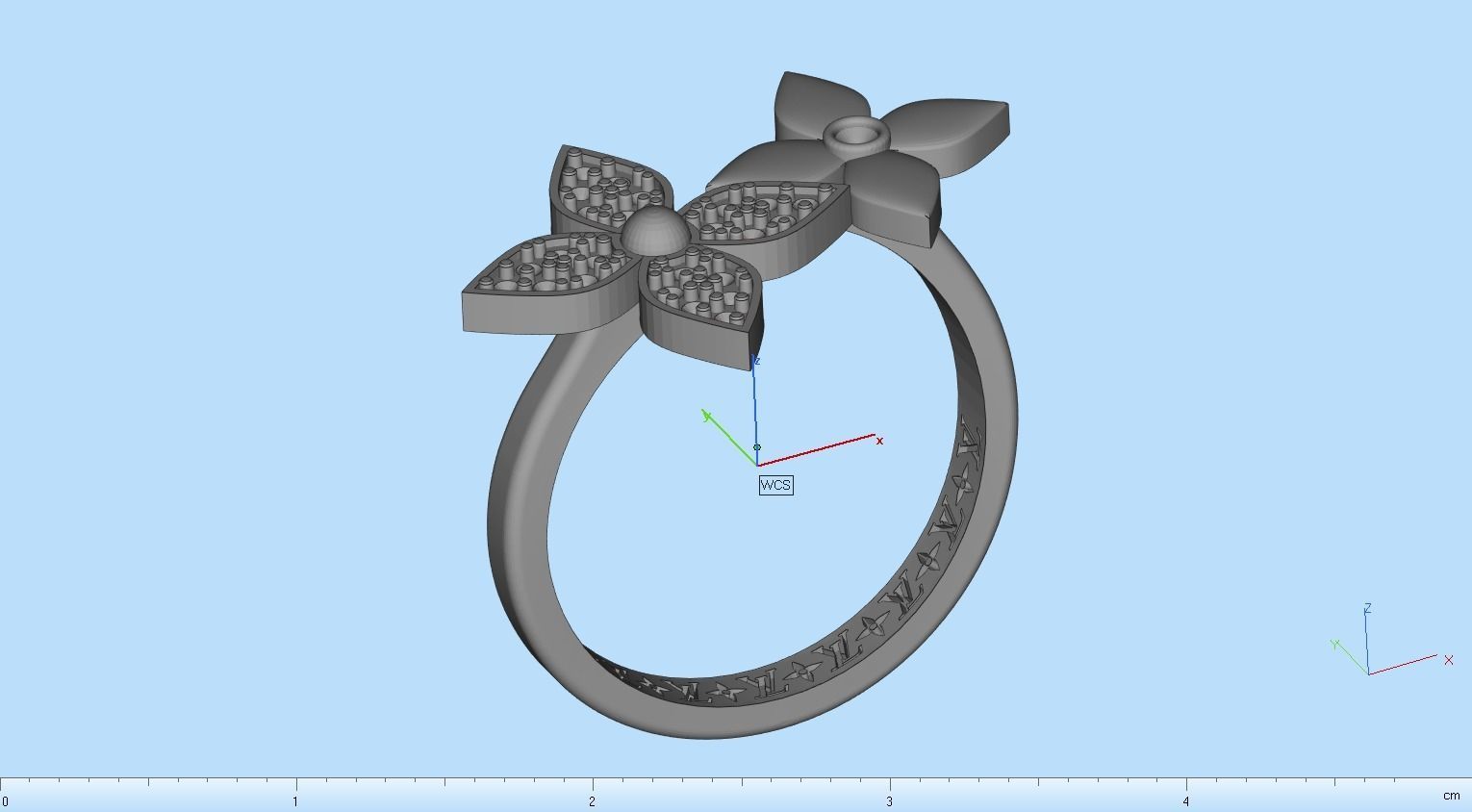 ring louis vuitton 3D print model_20