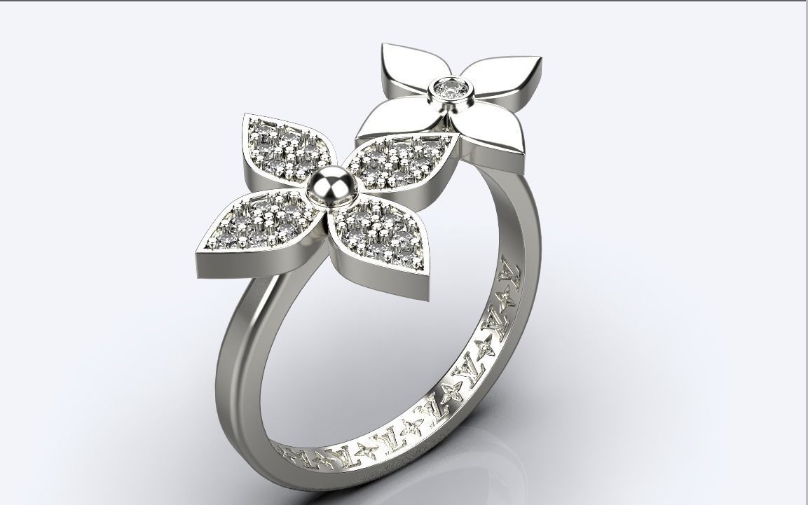 ring louis vuitton 3D print model_6