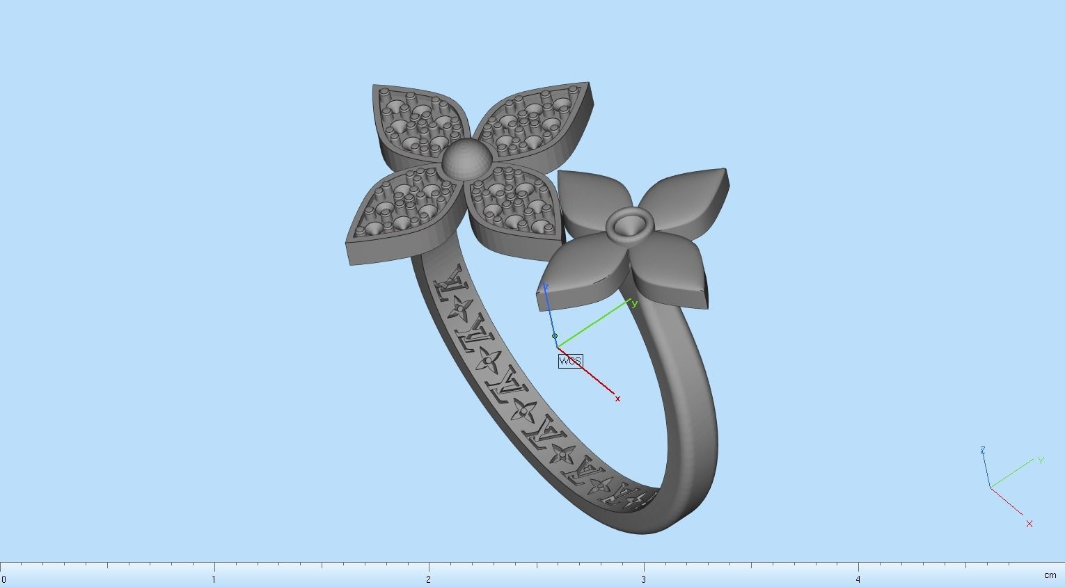 ring louis vuitton 3D print model_21