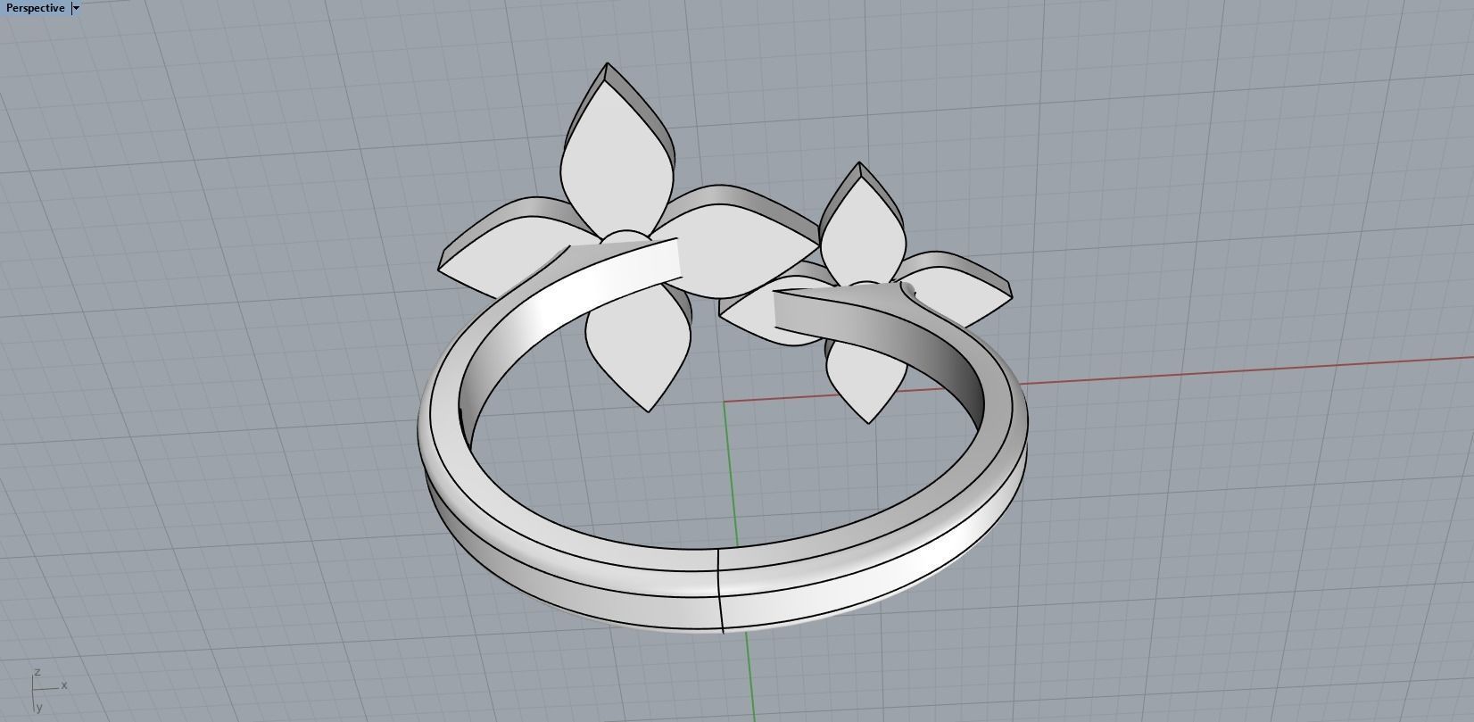 ring louis vuitton 3D print model_14