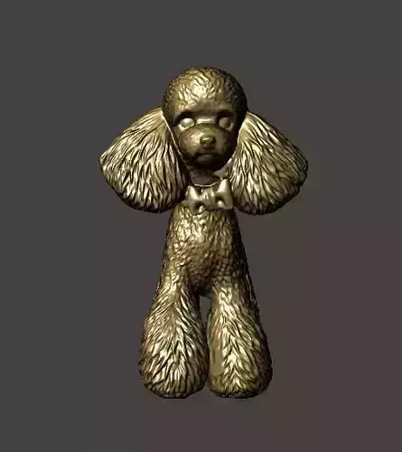 Toy Poodle 1 3D print model