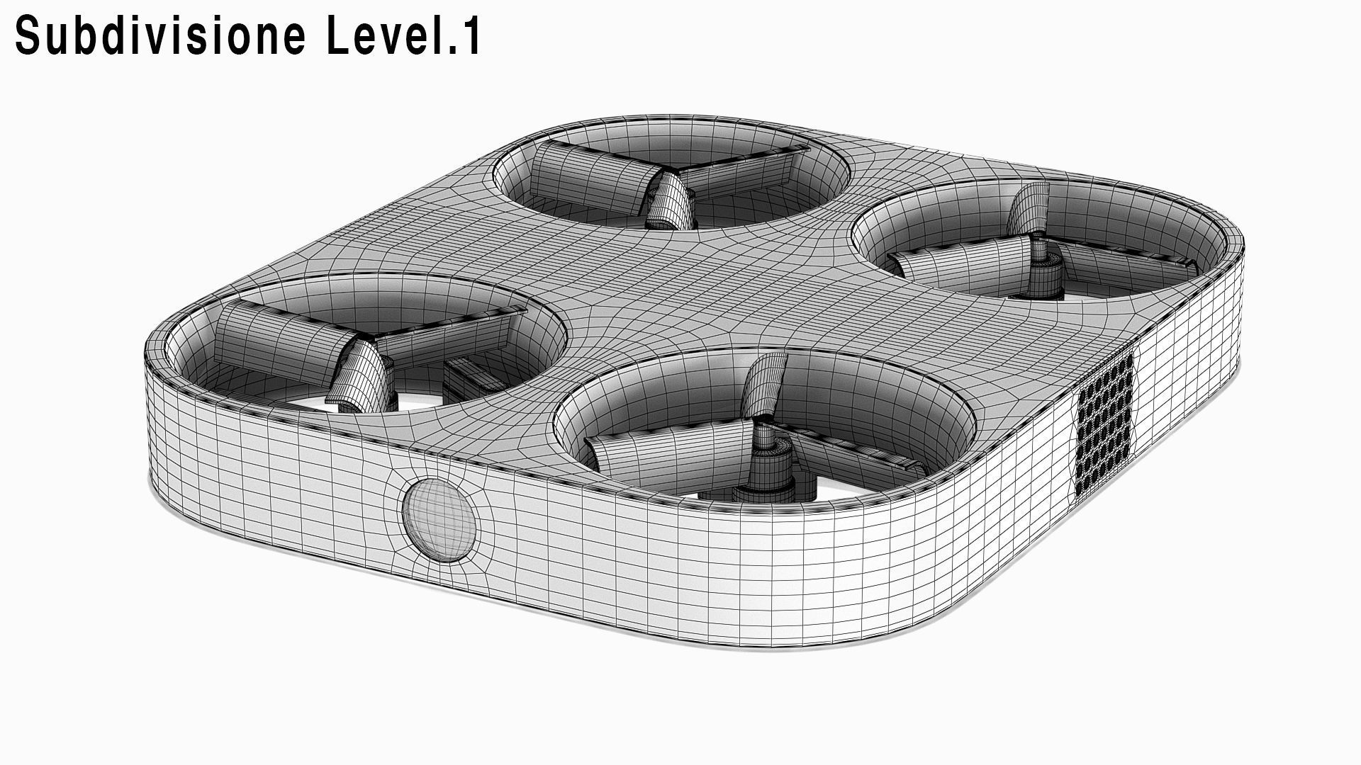 Airpix Air Selfie Low-poly 3D model_7