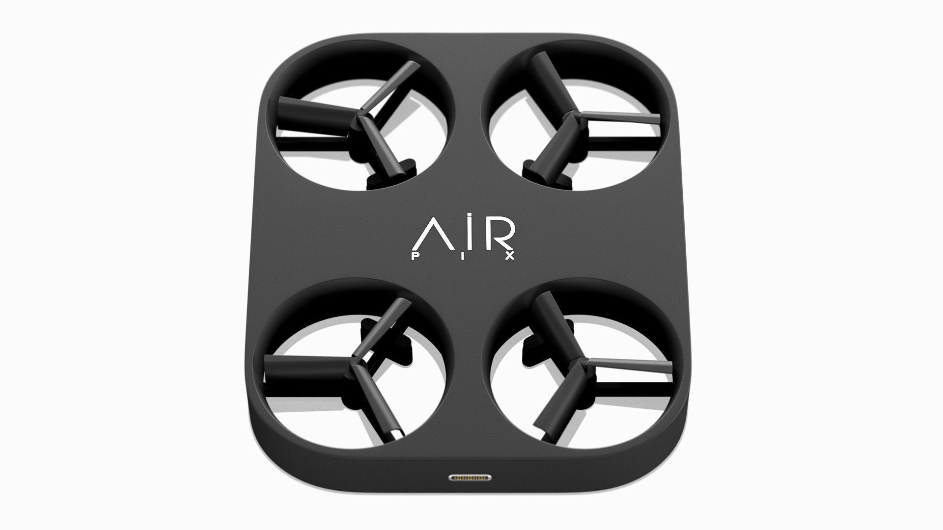 Airpix Air Selfie Low-poly 3D model_2