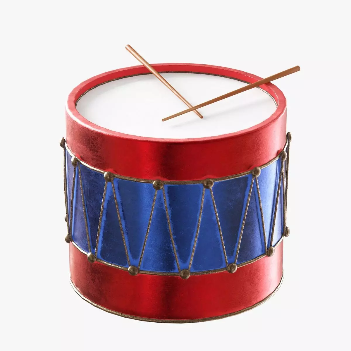 Toy drum 3D model