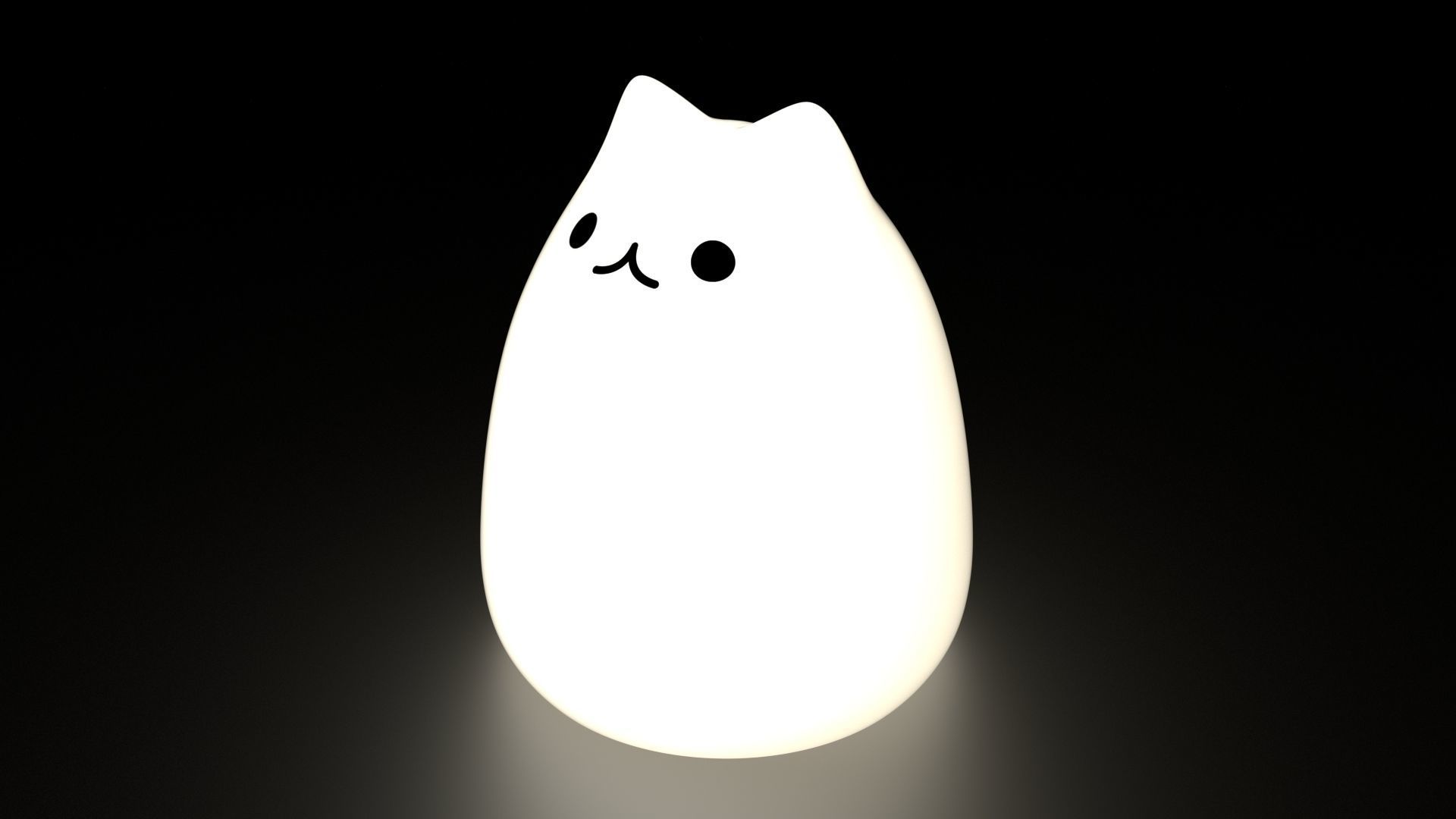 Cat Lamp Free 3D model_6