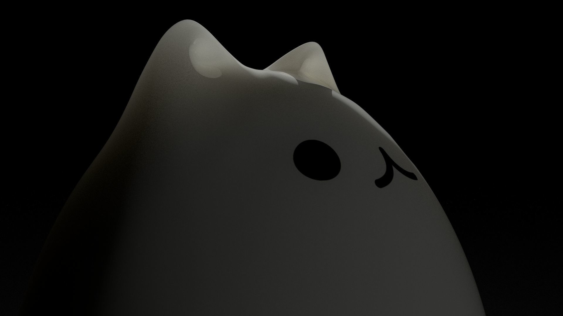 Cat Lamp Free 3D model_7