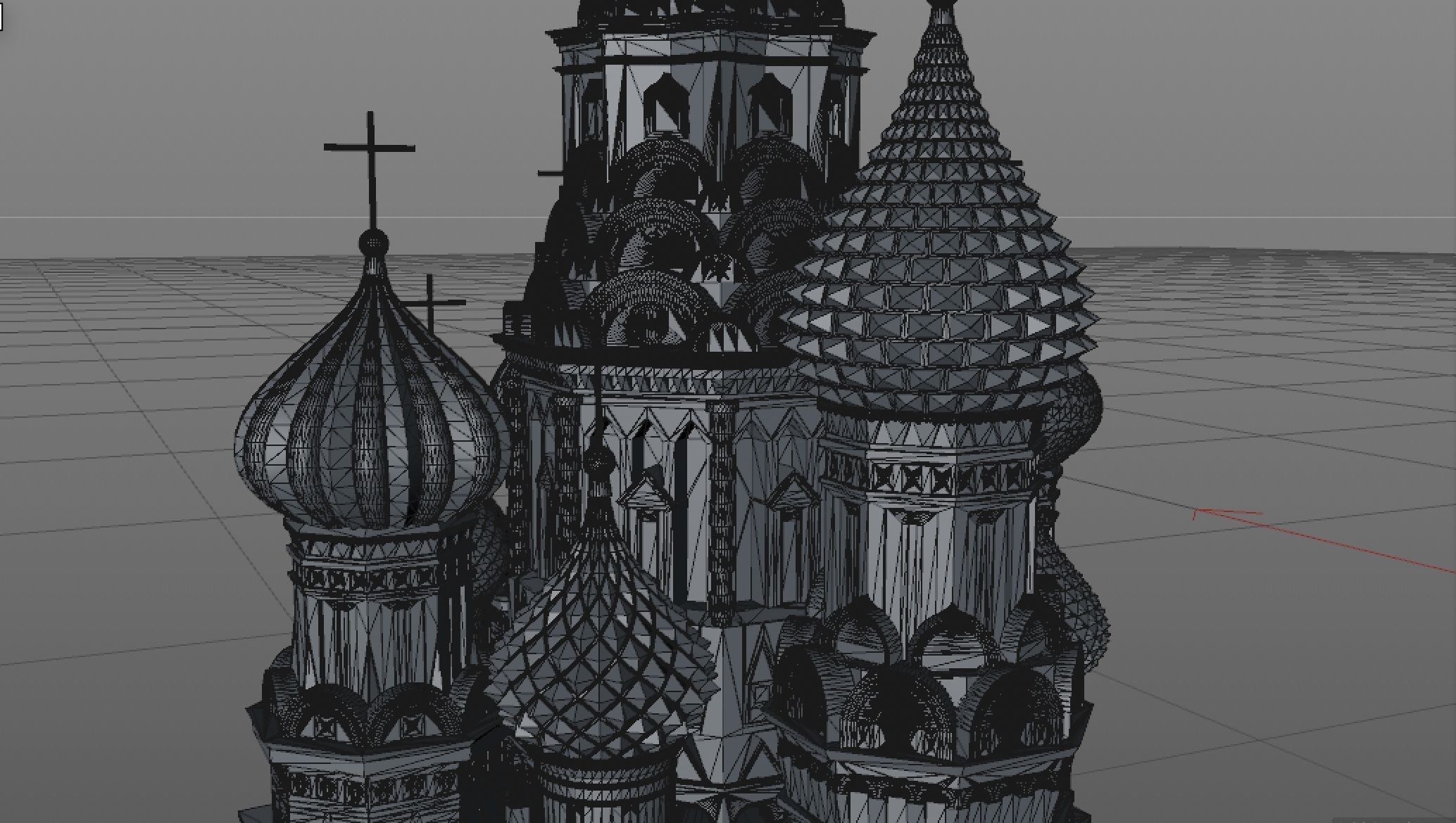 Saint Basil Cathedral Moscow 3D model_5