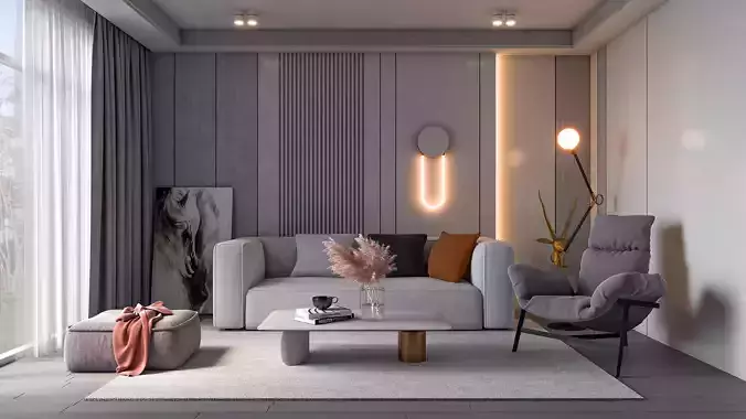Living room 3d model