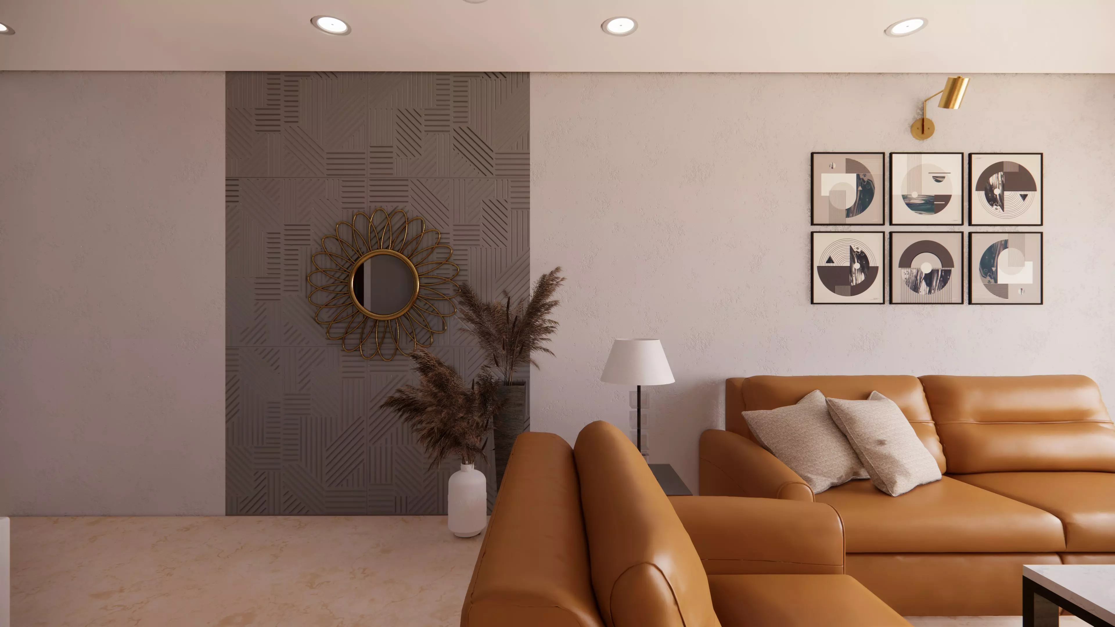 Apartment interior 3D model_0